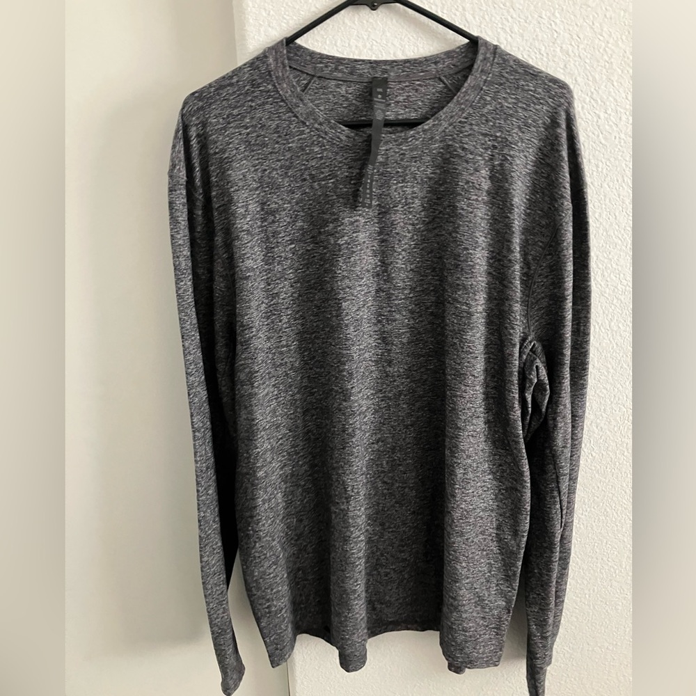 lululemon athletica Charcoal Long Sleeve Tee